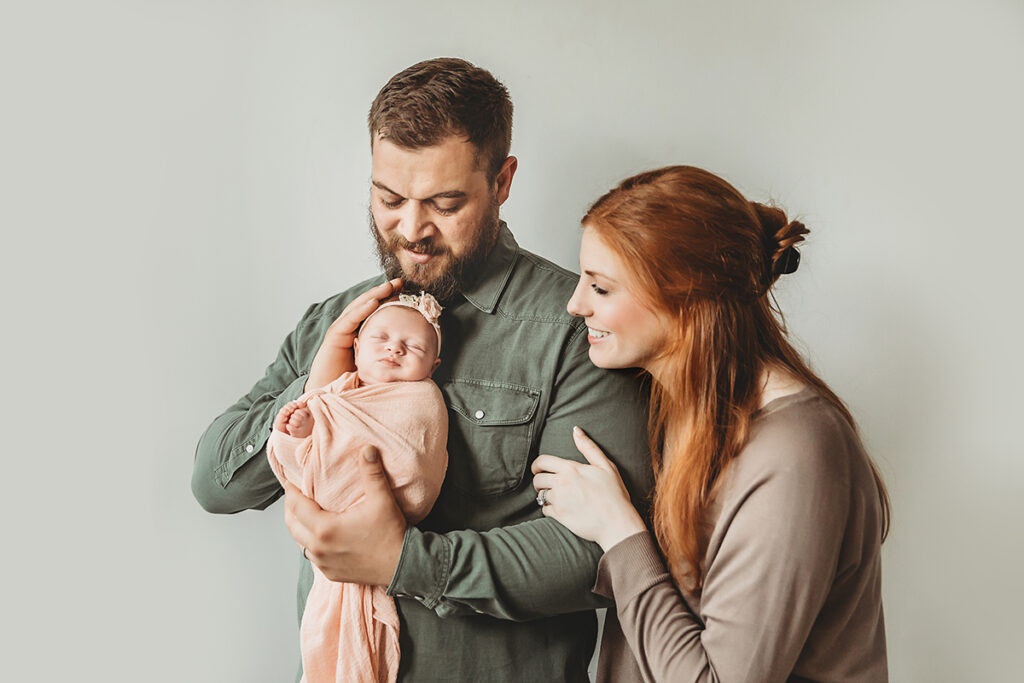 newborn family picture