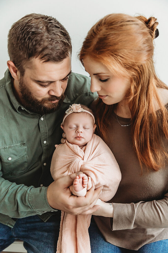 newborn with mom and dad photographer south carolina