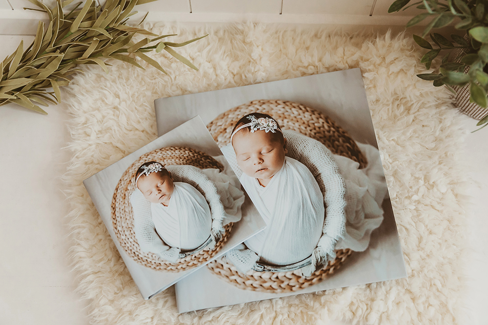 newborn album and parent album