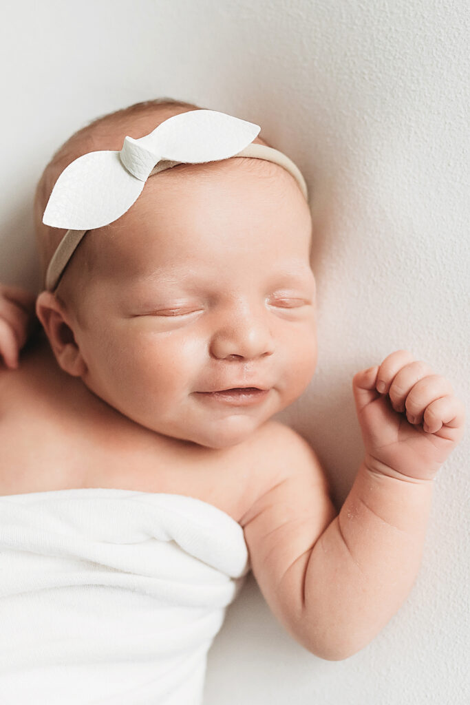 newborn baby smile