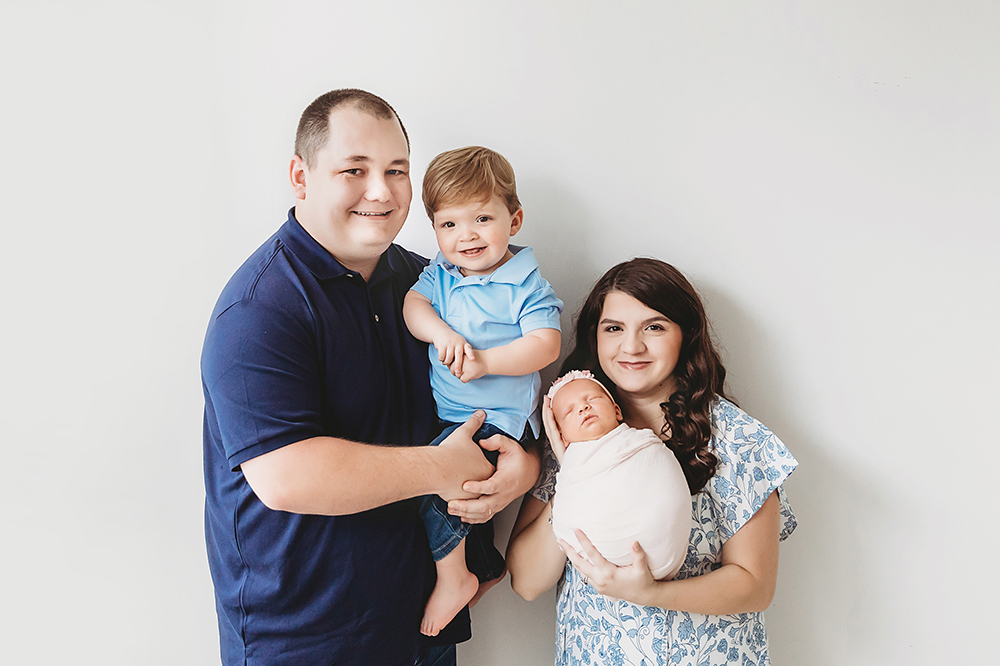 newborn family session