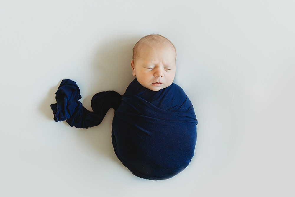 newborn baby swaddle navy