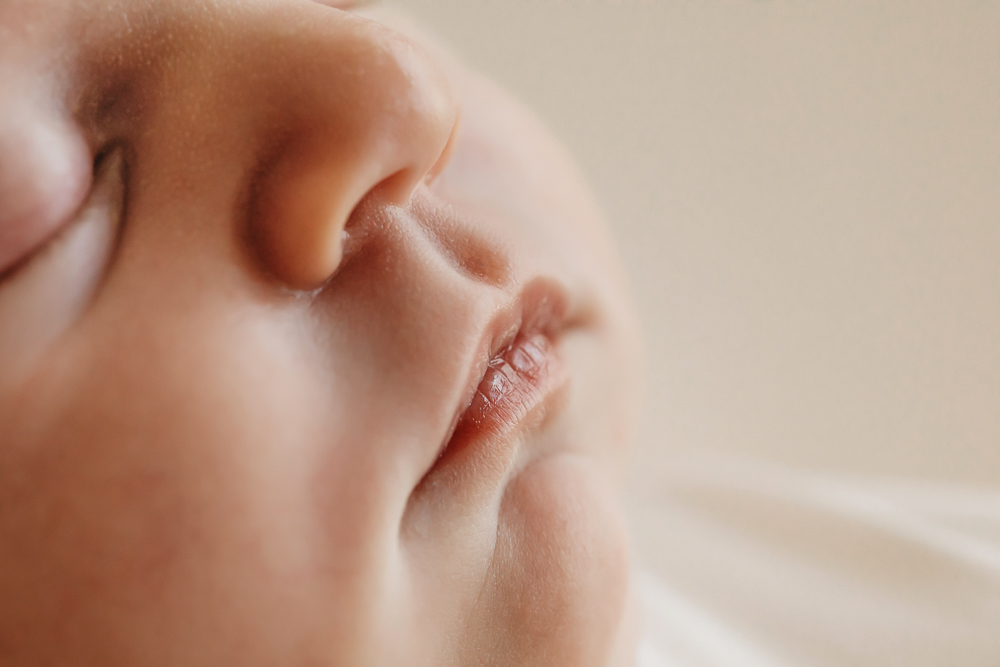 newborn baby macro picture