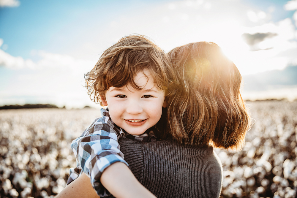 Cotton Field Family Session SC