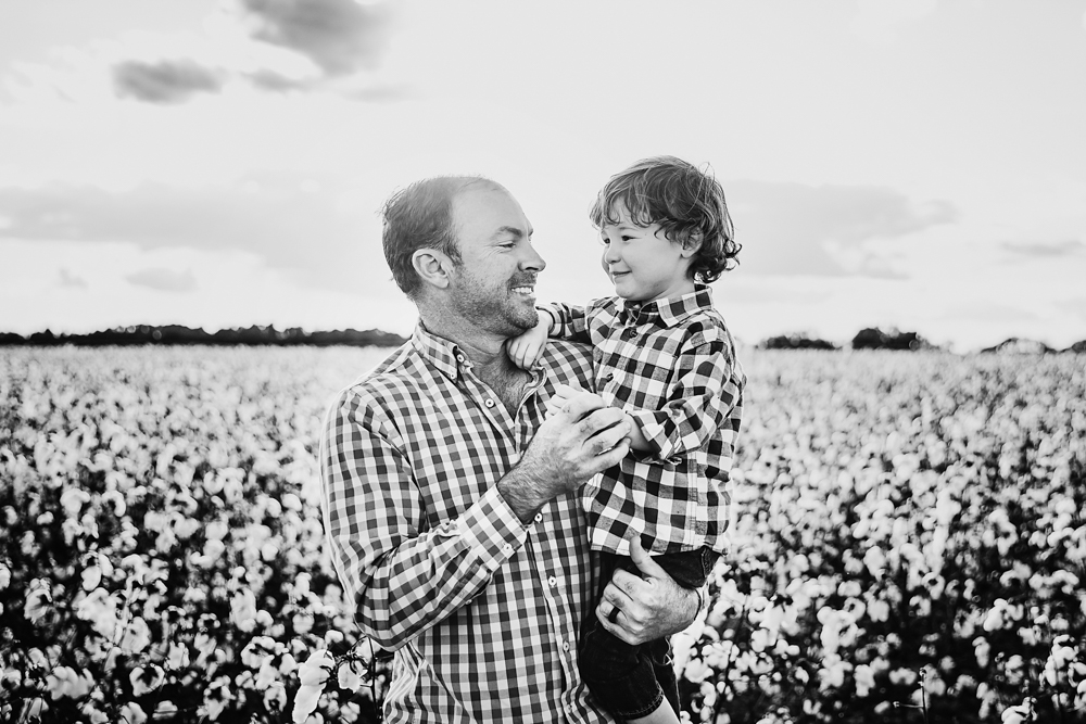 Cotton Field Family Session SC