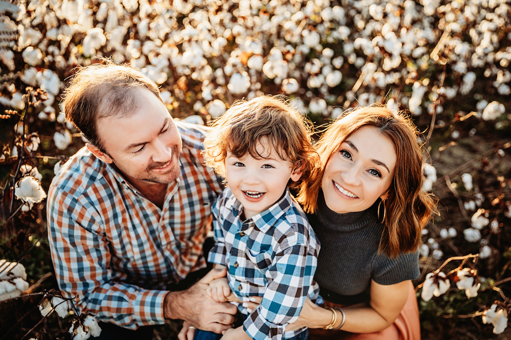 Cotton Field Family Session SC