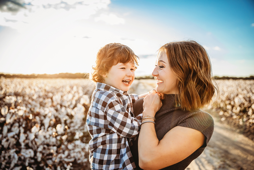 Cotton Field Family Session SC