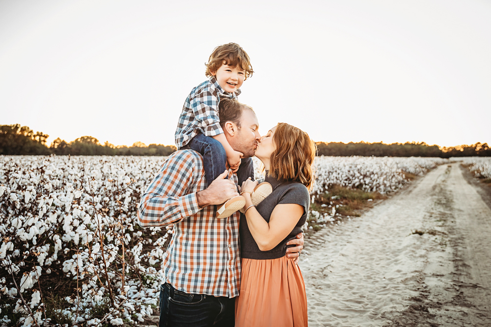 Cotton Field Family Session SC