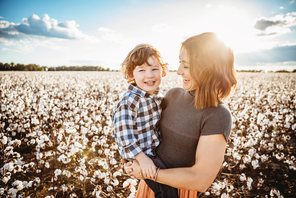 mom and son photo session