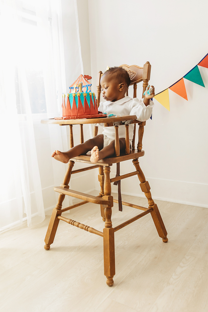 1st birthday old high chair