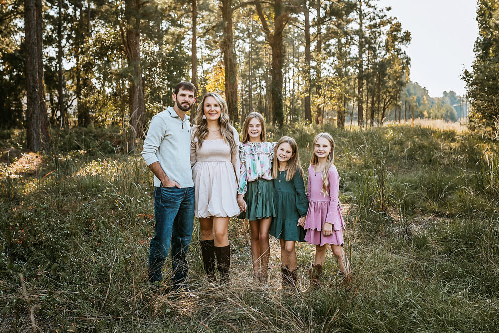 outdoor fall family photography