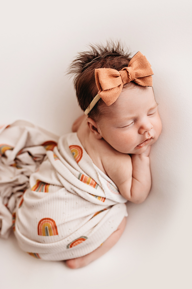 rainbow baby newborn photoshoot