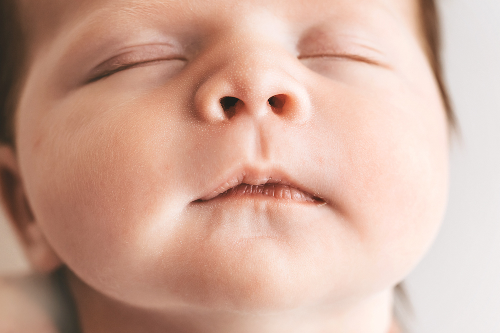 Baby Logan closeup eyes at Reflection Images by Tracy Rowell in Florence SC