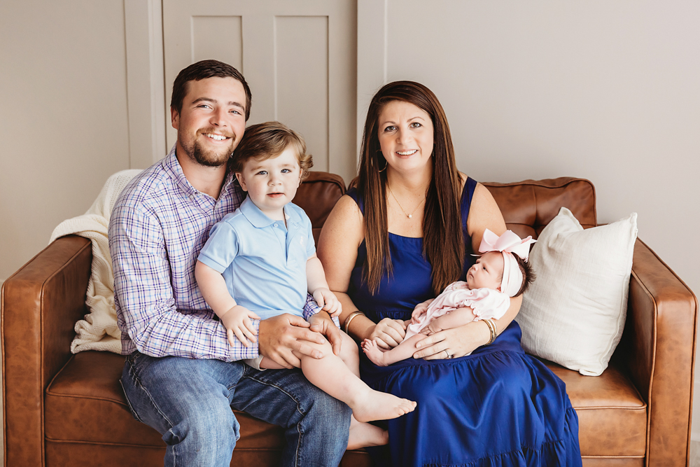 Baby Logan family together at Reflection Images by Tracy Rowell in Florence SC