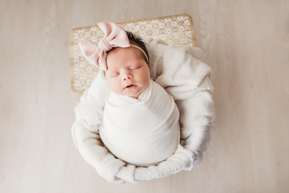 Baby Logan peaceful moment at Reflection Images by Tracy Rowell in Florence SC