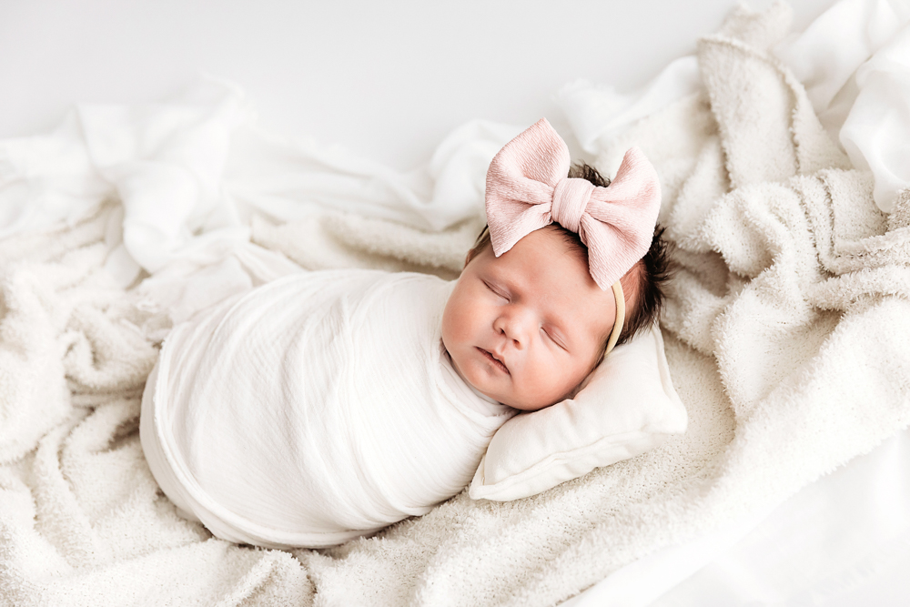 Baby Logan swaddle pose at Reflection Images by Tracy Rowell in Florence SC