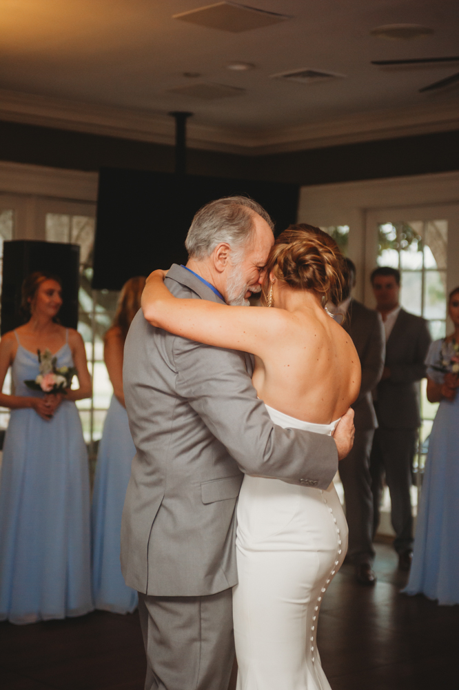 Wedding reception dancing, laughter, and celebration at Reflection Images by Tracy Rowell in Florence SC