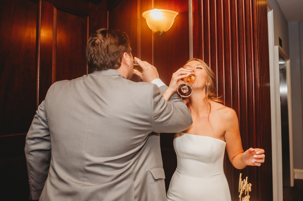 Wedding reception dancing, laughter, and celebration at Reflection Images by Tracy Rowell in Florence SC