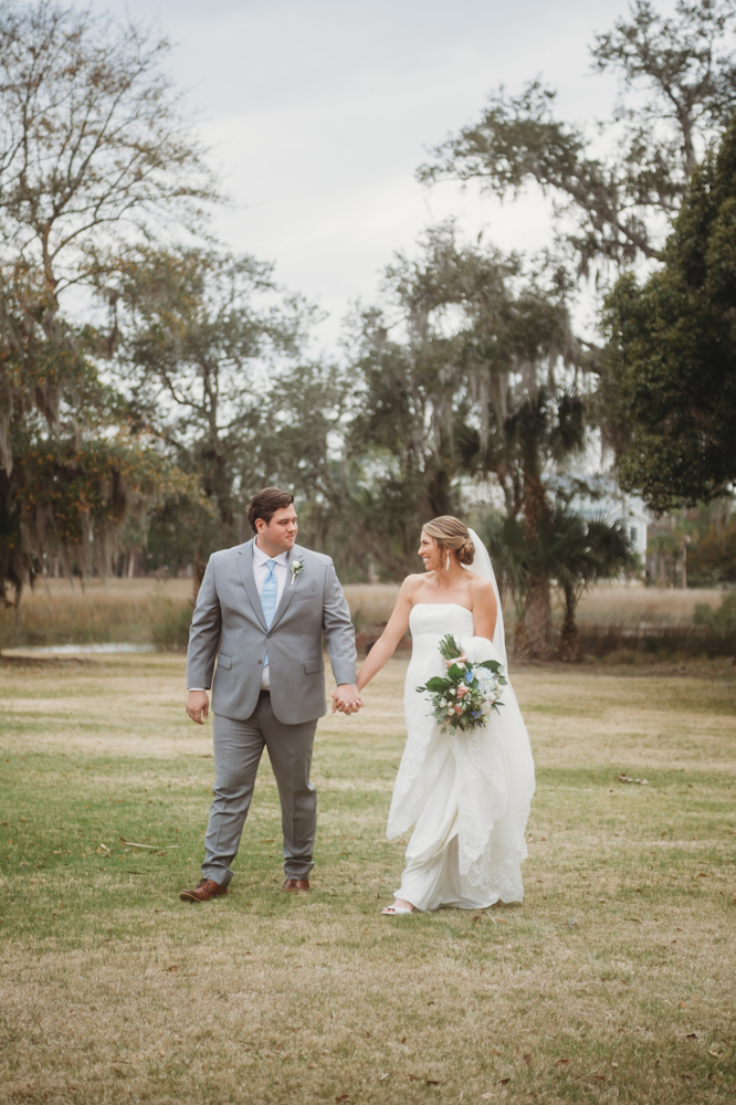 Couple portrait highlighting love and connection in scenic Daniel Island at Reflection Images by Tracy Rowell in Florence SC