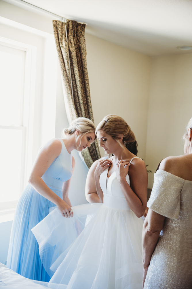 Wedding moment bridal party at The Citadel, captured by charleston sc. reflection images by tracy rowell