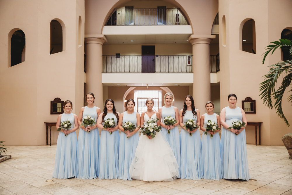 Wedding moment bridal party at The Citadel, captured by charleston sc. reflection images by tracy rowell