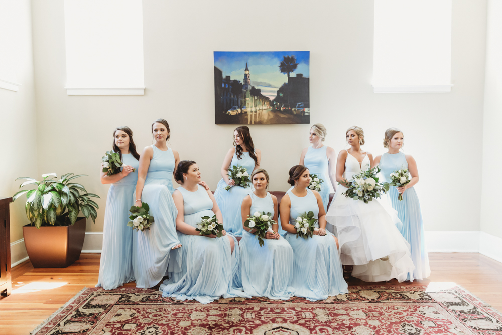 Wedding moment during bridal portraits, captured by tracy rowell.