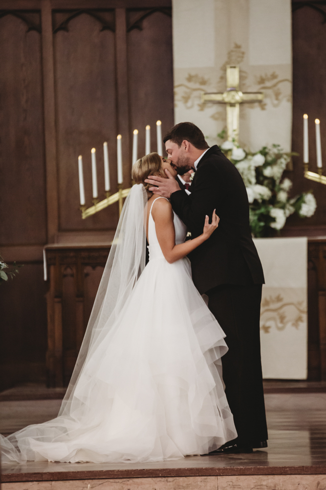 Wedding moment during ceremony at The Citadel, captured by reflection images by tracy rowell.