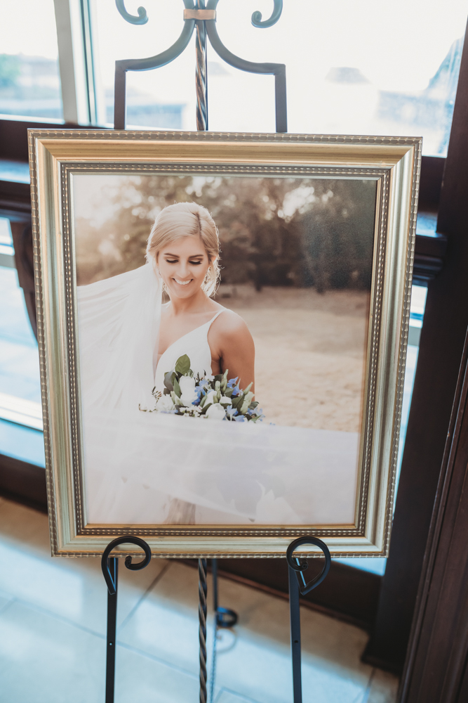 Wedding moment during bridal portraits, captured by south carolina wedding photographer.