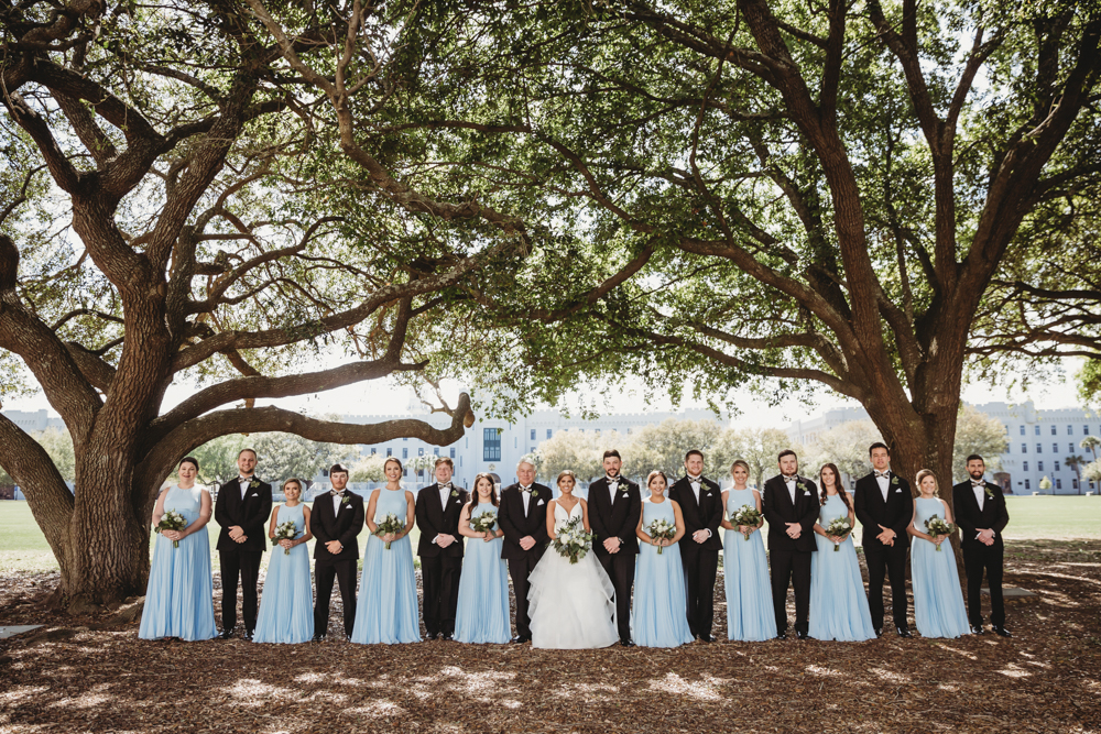Wedding moment during bridal portraits, captured by south carolina wedding photographer.