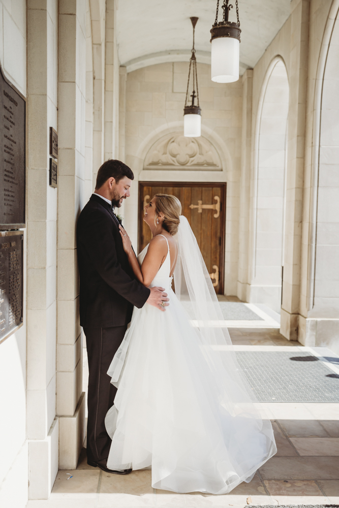 Wedding moment during bride and groom moment, captured by reflection images by tracy rowell.