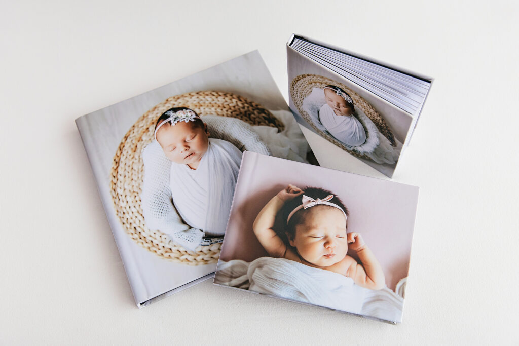 newborn keepsake albums reflection images